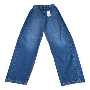 NEW Vintage Inspired BDG High-Waisted Wide-Leg Jeans Women's Size 28 W Blue NWT
